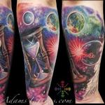 Tattoos - Hourglass space tattoo - 132525